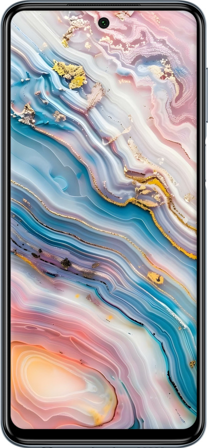 Силіконовий чехол Мрамор красивый для Xiaomi Redmi Note 9S - 6376u-2029 изображение 