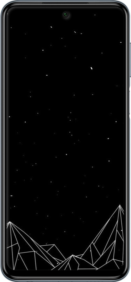 Силіконовий чехол Чорно білі абстрактні гори для Xiaomi Redmi Note 9S - 6437u-2029 изображение 