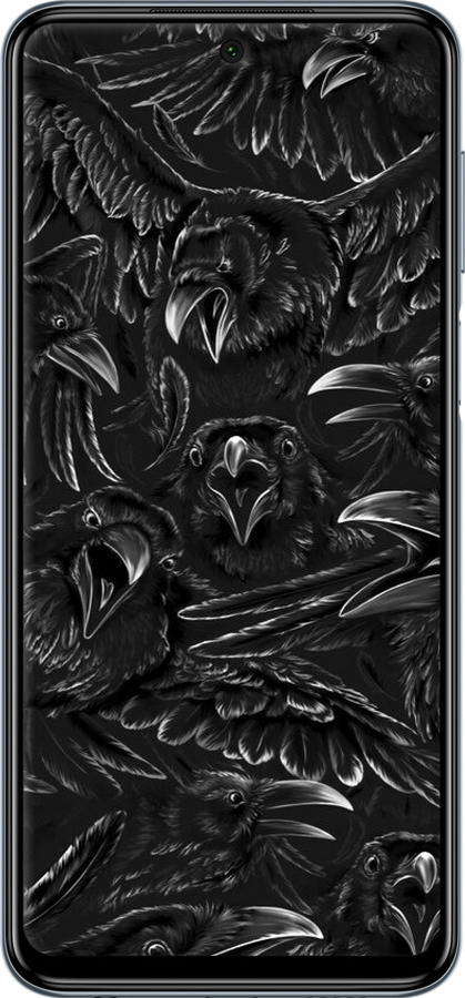 Силіконовий чехол Вороня лють для Xiaomi Redmi Note 9S - 6474u-2029 изображение 