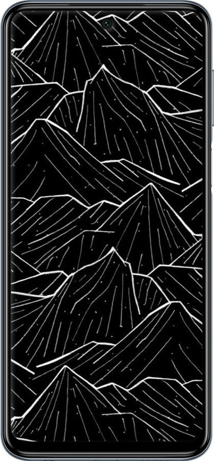 Силіконовий чехол Із зображенням Темних гір для Xiaomi Redmi Note 9S - 6489u-2029 изображение 