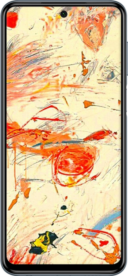 Силиконовый чехол Динамичная картина с хаотичными мазками для Xiaomi Redmi Note 9S - 6540u-2029 изображение 