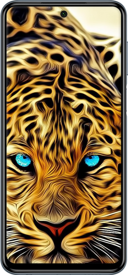 Силиконовый чехол Леопард для Xiaomi Redmi Note 9S - 6611u-2029 изображение 