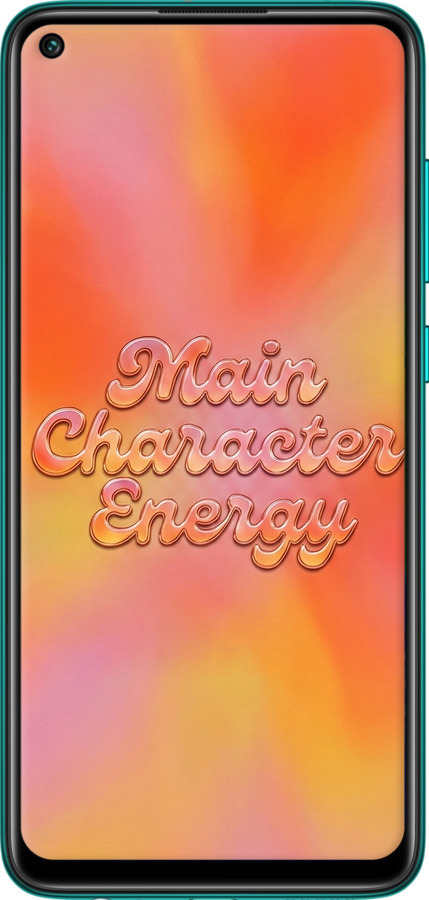 TPU чехол Aura Gradient Main Character Energy Aesthetic Y2K для Xiaomi Redmi Note 9 - 6783b-2017 изображение 