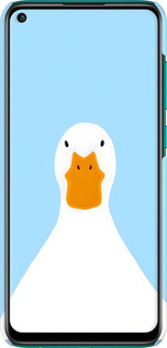 3D пластиковий матовий чехол Гусак для Xiaomi Redmi Note 9 - 6350m-2017 изображение 