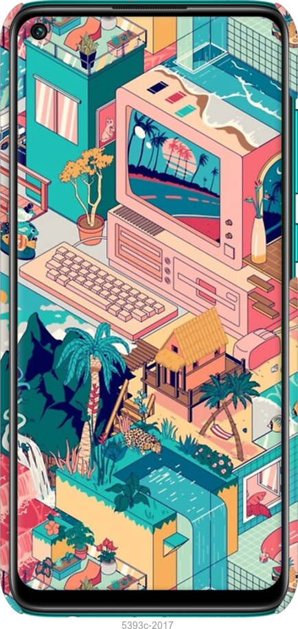 3D пластиковый матовый чехол № 5393 для Xiaomi Redmi Note 9 - 5393m-2017 изображение 