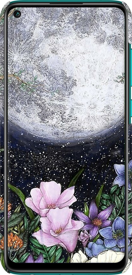 3D пластиковый матовый чехол Полночь в саду для Xiaomi Redmi Note 9 - 6259m-2017 изображение 