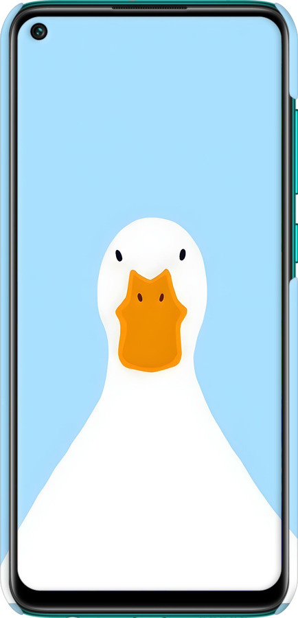 3D пластиковий матовий чехол Гусак для Xiaomi Redmi Note 9 - 6350m-2017 изображение 