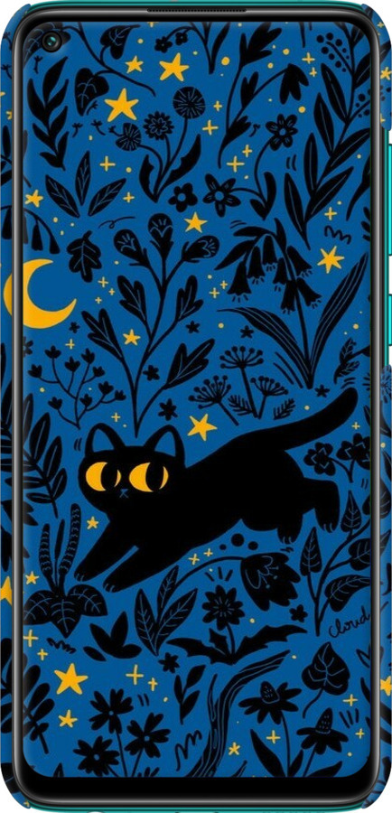 3D пластиковий матовий чехол Літня ніч для Xiaomi Redmi Note 9 - 6472m-2017 изображение 