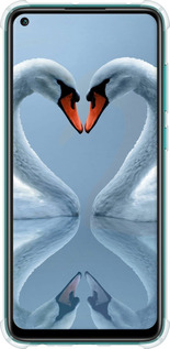 Силикон с усиленными углами чехол Лебеди для Xiaomi Redmi Note 9 - 6007sp-2017 изображение 