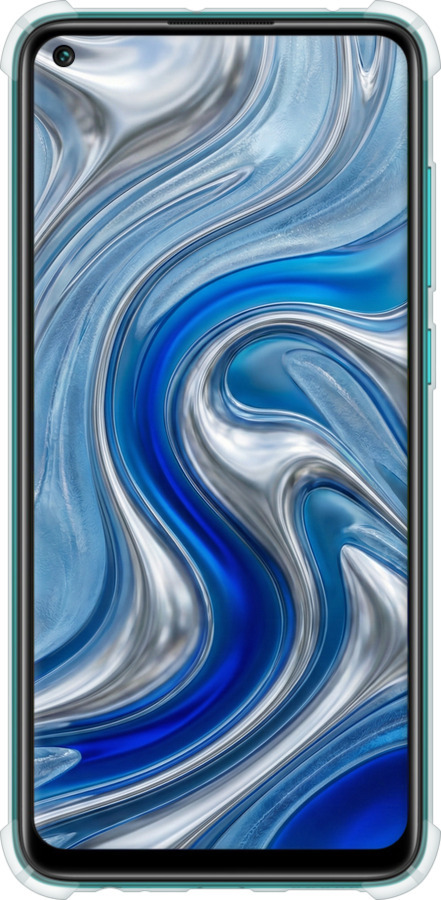 Силикон с усиленными углами чехол Liquid Chrome для Xiaomi Redmi Note 9 - 6781sp-2017 изображение 