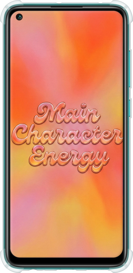 Силикон с усиленными углами чехол Aura Gradient Main Character Energy Aesthetic Y2K для Xiaomi Redmi Note 9 - 6783sp-2017 изображение 