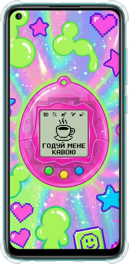 Силикон с усиленными углами чехол Y2K Aesthetic Retro Pet: Годуй мене кавою для Xiaomi Redmi Note 9 - 6784sp-2017 изображение 