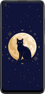 TPU чехол Cute Cat Celestial/Witchy для Xiaomi Redmi Note 9T - 6787b-2261 изображение 