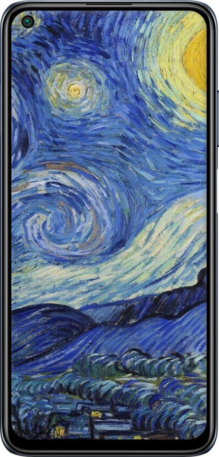 Силіконовий чехол «Зоряна ніч» Вінсента Ван Гога для Xiaomi Redmi Note 9T - 6433u-2261 изображение 