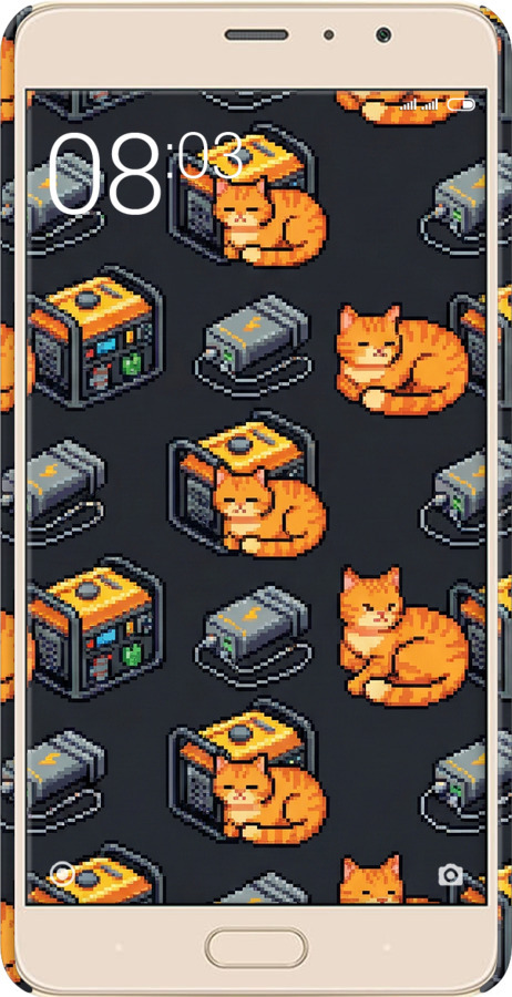 3D пластиковый матовый чехол Autonomous Zone для Xiaomi Redmi Pro - 6771m-342 изображение 