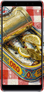 3D пластиковый матовый чехол Vintage Sardine Tin Phone для Xiaomi Redmi S2 - 6772m-1494 изображение 