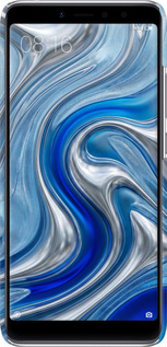 3D пластиковый матовый чехол Liquid Chrome для Xiaomi Redmi S2 - 6781m-1494 изображение 