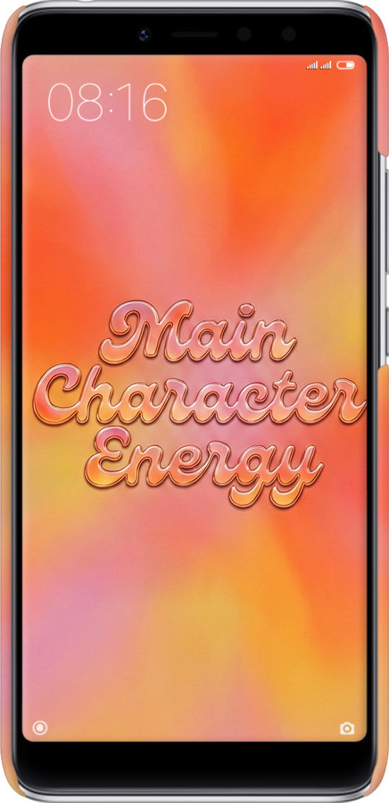 3D пластиковый матовый чехол Aura Gradient Main Character Energy Aesthetic Y2K для Xiaomi Redmi S2 - 6783m-1494 изображение 