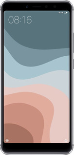 2D пластиковый чехол С синими и розовыми волнами в стиле ретро для Xiaomi Redmi S2 - 6532t-1494 изображение 