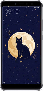 2D пластиковий чехол Cute Cat Celestial/Witchy для Xiaomi Redmi S2 - 6787t-1494 изображение 