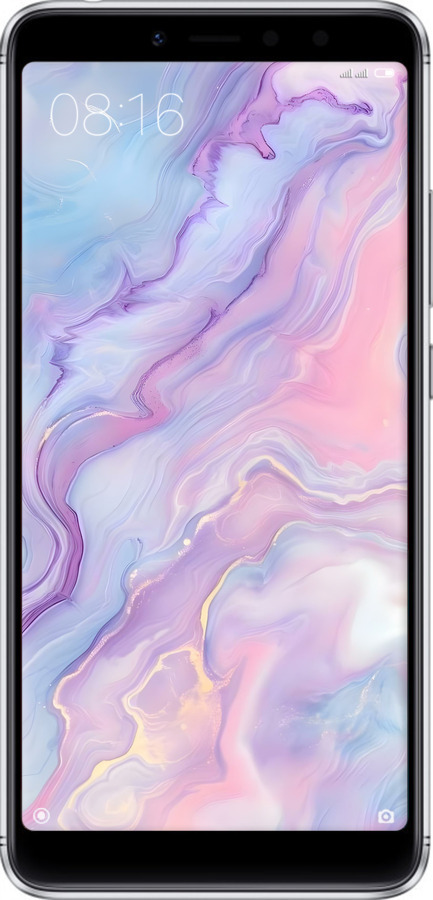 2D пластиковий чехол Нежный мрамор для Xiaomi Redmi S2 - 6310t-1494 изображение 