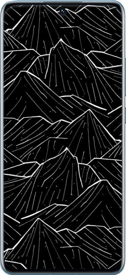 TPU чехол С изображением Темных гор для Xiaomi 12 - 6489b-2555 изображение 