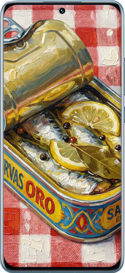 TPU чехол Vintage Sardine Tin Phone для Xiaomi 12X - 6772b-2941 изображение 