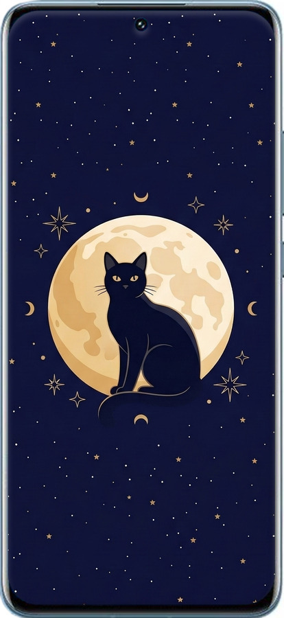 TPU чехол Cute Cat Celestial/Witchy для Xiaomi 12 - 6787b-2555 изображение 