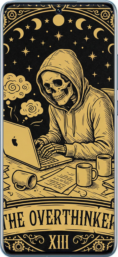 Силіконовий чехол The Overthinker для Xiaomi 12 - 6774u-2555 изображение 