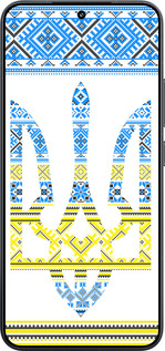 TPU чехол Герб - вышиванка желто-голубая для Xiaomi Xiaomi 15 - 1197b-3880 изображение 