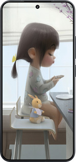 TPU чехол Милая девочка с зайчиком для Xiaomi Xiaomi 15 - 4039b-3880 изображение 