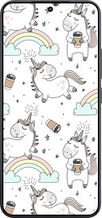 TPU чехол Единорог и кофе для Xiaomi Xiaomi 15 - 4661b-3880 изображение 