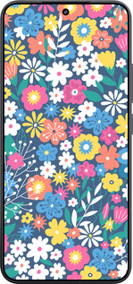 TPU чехол Цветочный фон v4 для Xiaomi Xiaomi 15 - 5494b-3880 изображение 