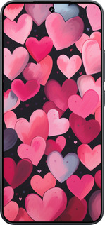 TPU чехол Сердечки 4 для Xiaomi Xiaomi 15 - 5662b-3880 изображение 