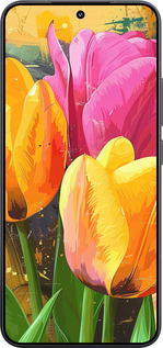 TPU чехол Нарисованные тюльпаны для Xiaomi Xiaomi 15 - 5990b-3880 изображение 