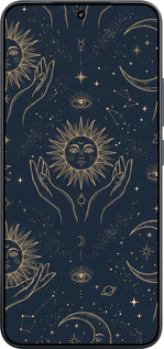 TPU чехол Celestial Harmony: Sun & Moon Gold Mystic Pattern для Xiaomi Xiaomi 15 - 6778b-3880 изображение 
