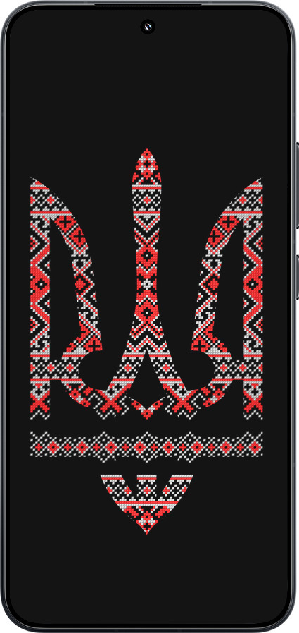 TPU чехол Герб - вышиванка на черном фоне для Xiaomi Xiaomi 15 - 1196b-3880 изображение 