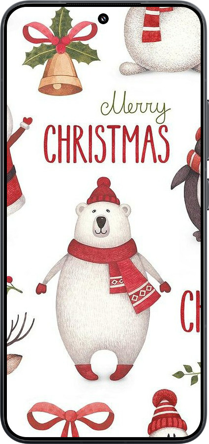 TPU чехол Merry Christmas для Xiaomi Xiaomi 15 - 4106b-3880 изображение 
