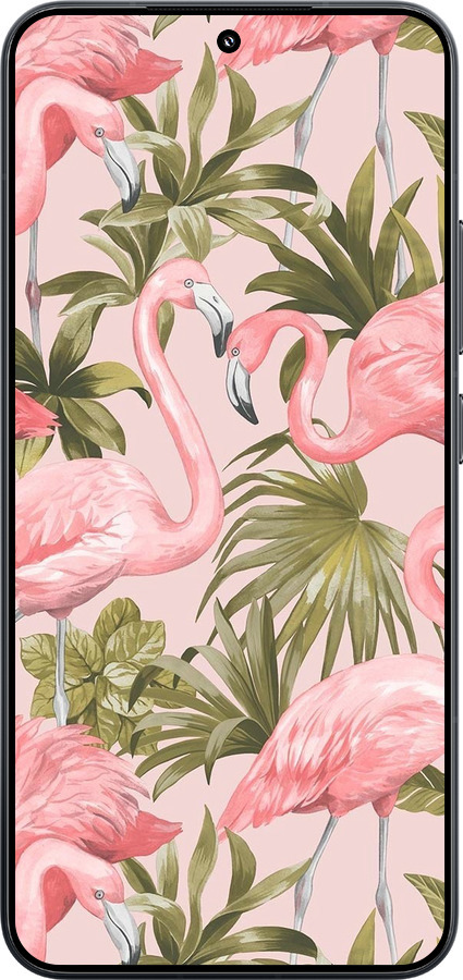 TPU чехол фламинго 2 для Xiaomi Xiaomi 15 - 4360b-3880 изображение 