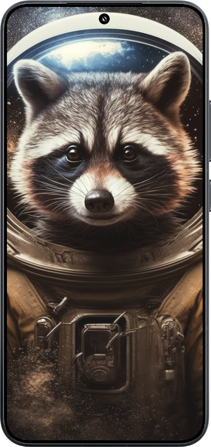TPU чехол Raccoon austronaut для Xiaomi Xiaomi 15 - 5581b-3880 изображение 