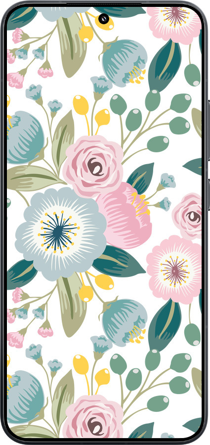 TPU чехол Квіткові шпалери v2 для Xiaomi Xiaomi 15 - 5602b-3880 изображение 