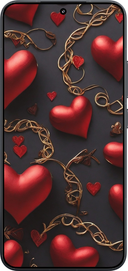 TPU чехол Сердечки для Xiaomi Xiaomi 15 - 5831b-3880 изображение 