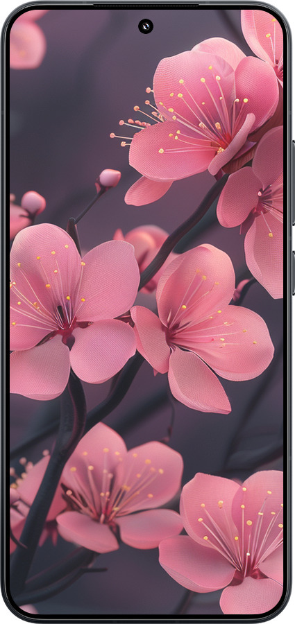 TPU чехол Пурпурная сакура для Xiaomi Xiaomi 15 - 6075b-3880 изображение 