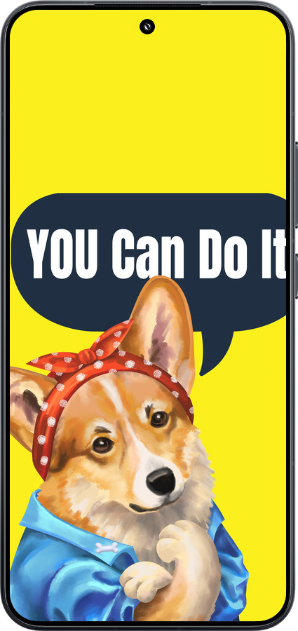 TPU чехол чехол с корги You Can Do It для Xiaomi Xiaomi 15 - 6184b-3880 изображение 