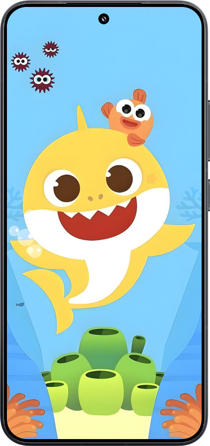 TPU чехол Бейби Шарк для Xiaomi Xiaomi 15 - 6303b-3880 изображение 