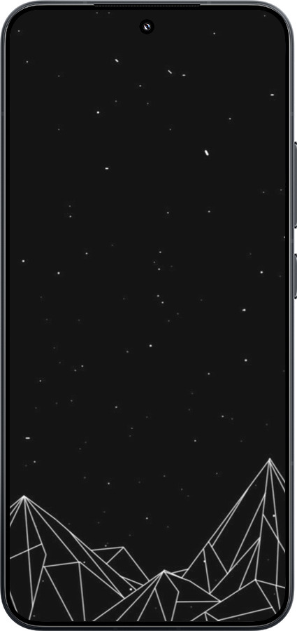 TPU чехол Черно белые абстрактные горы для Xiaomi Xiaomi 15 - 6437b-3880 изображение 