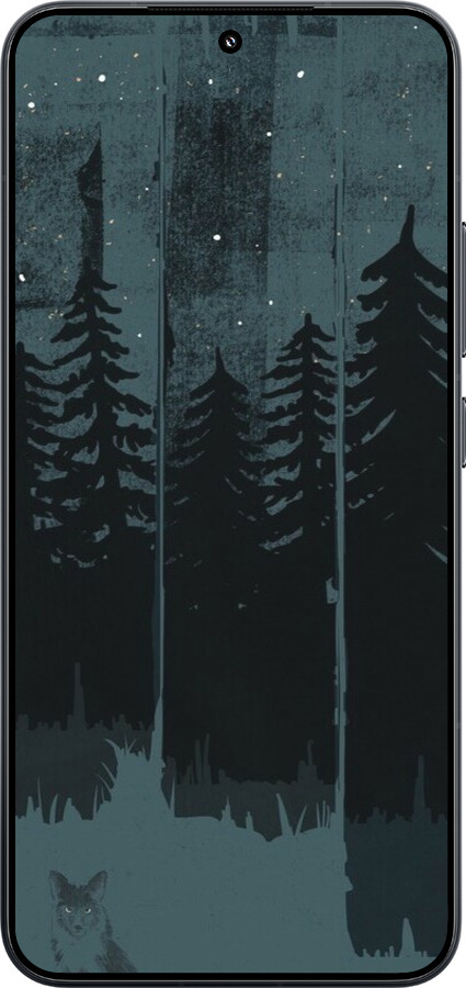 TPU чехол Лиса и ночной лес для Xiaomi Xiaomi 15 - 6481b-3880 изображение 