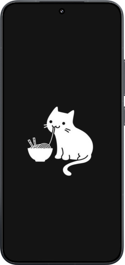 TPU чехол С милым котом на черном фоне для Xiaomi Xiaomi 15 - 6528b-3880 изображение 