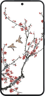 Силіконовий чехол Сакура v2 для Xiaomi Xiaomi 15 - 5538u-3880 изображение 