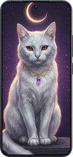 Силиконовый чехол Mystic White Cat Gothic Dark Purple Gold для Xiaomi Xiaomi 15 - 6805u-3880 изображение 